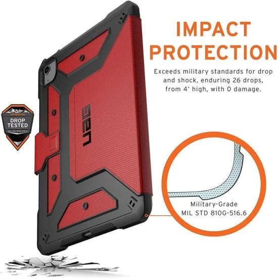 UAG Apple Ipad Air 10.9 / Ipad Pro 11 2020 Metropolis Case - Magma